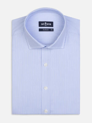 Camicia Dusk a righe azzurre
