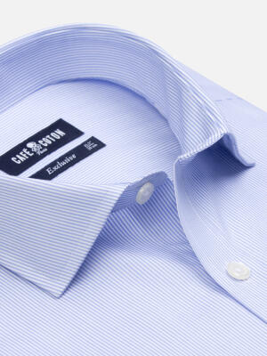 Camicia Dusk a righe azzurre