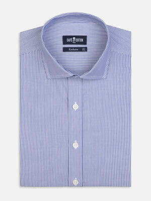 Camicia Dusk a righe blu navy