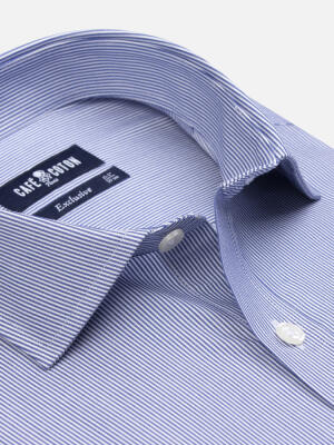 Camicia Dusk a righe blu navy
