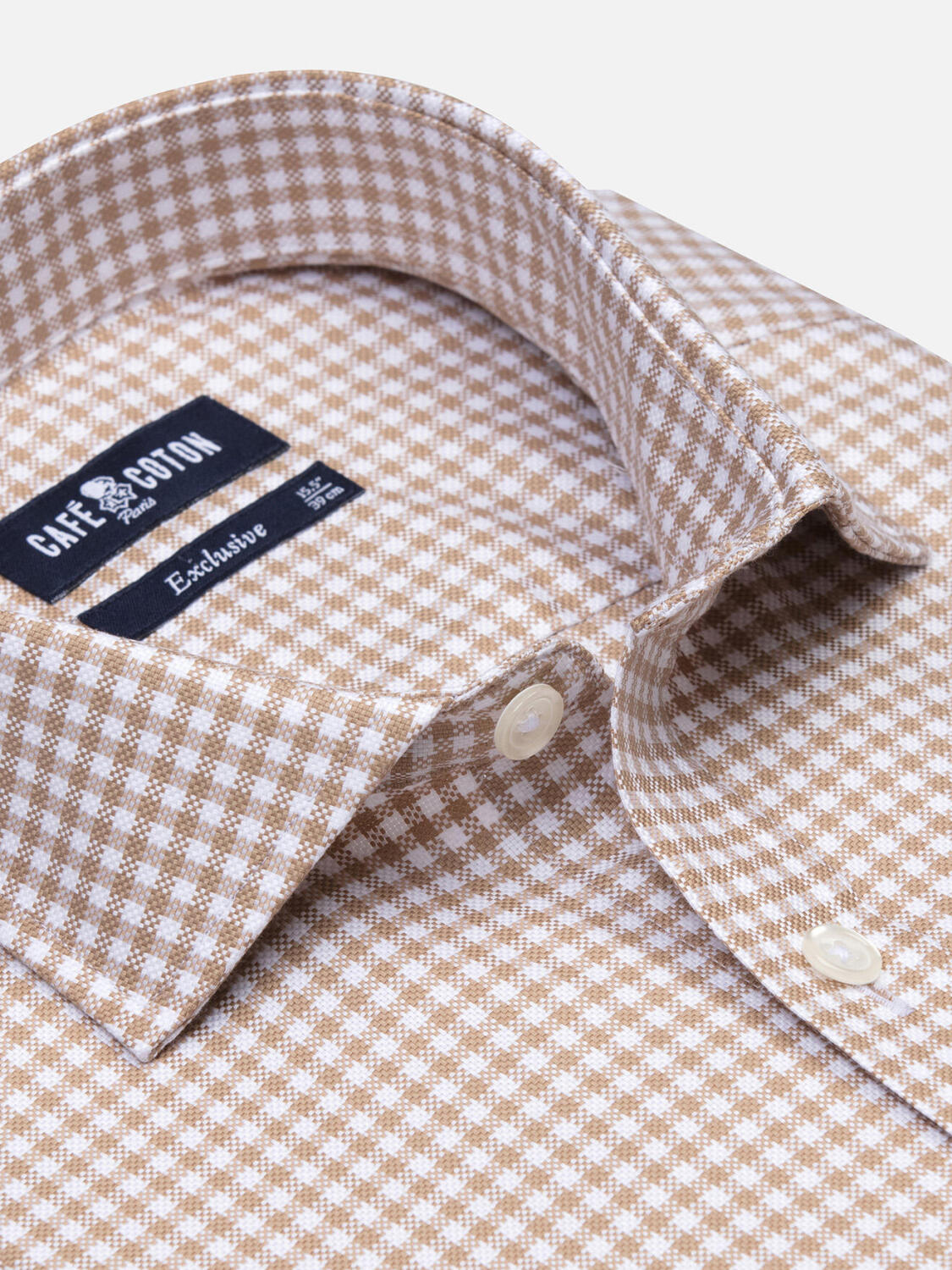 Camicia Elliott a quadri grigio