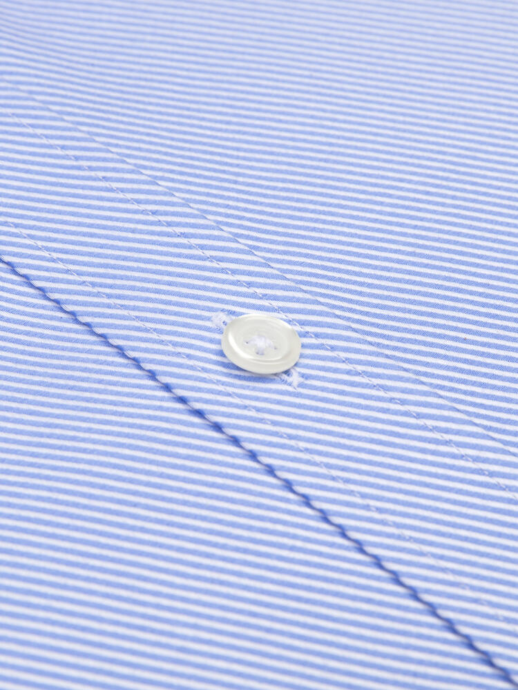 Camisa Ellis en twill cielo
