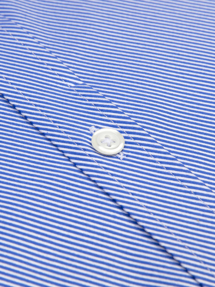 Camisa Ellis de twill azul