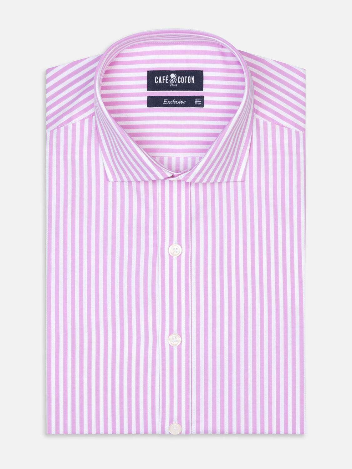 Camicia Elton a righe rosa