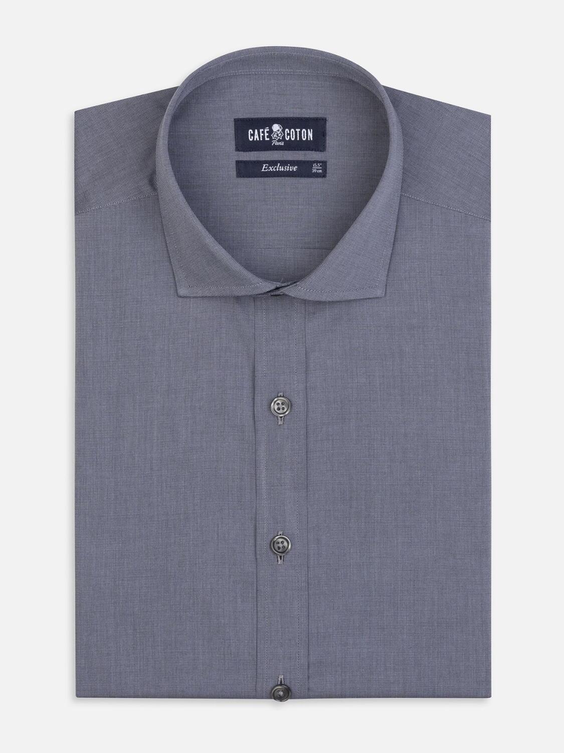 Camicia in tessuto grigio