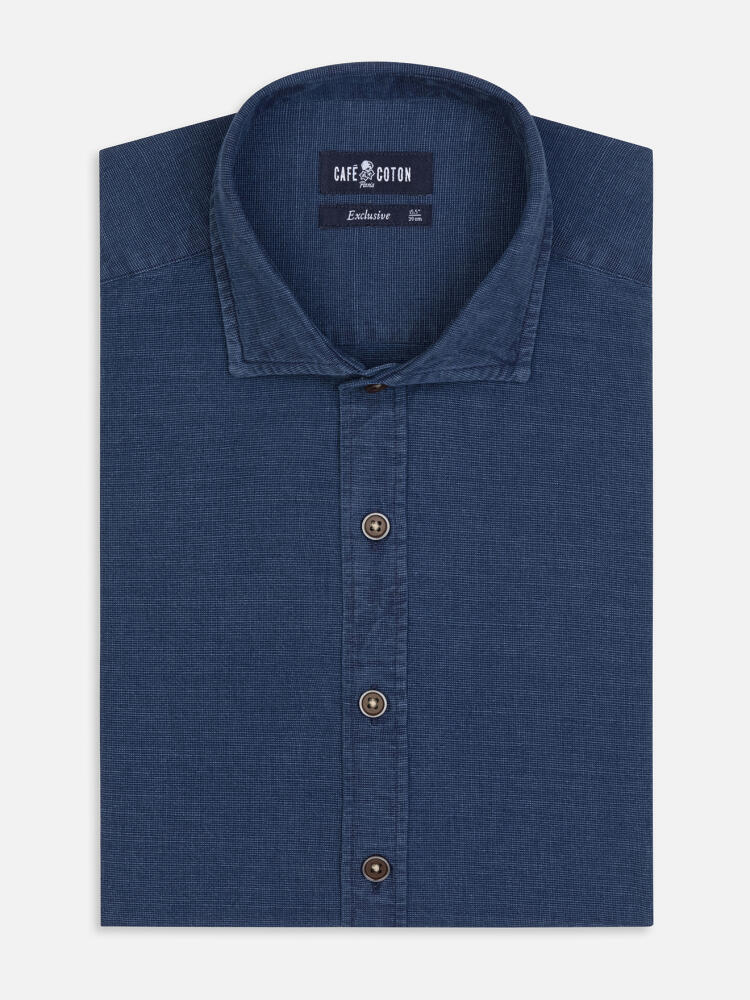 Chemise Garth indigo