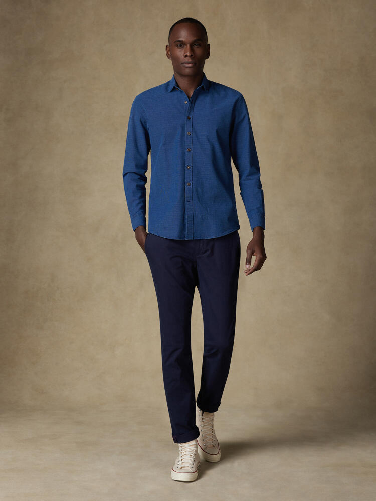 Chemise Garth indigo