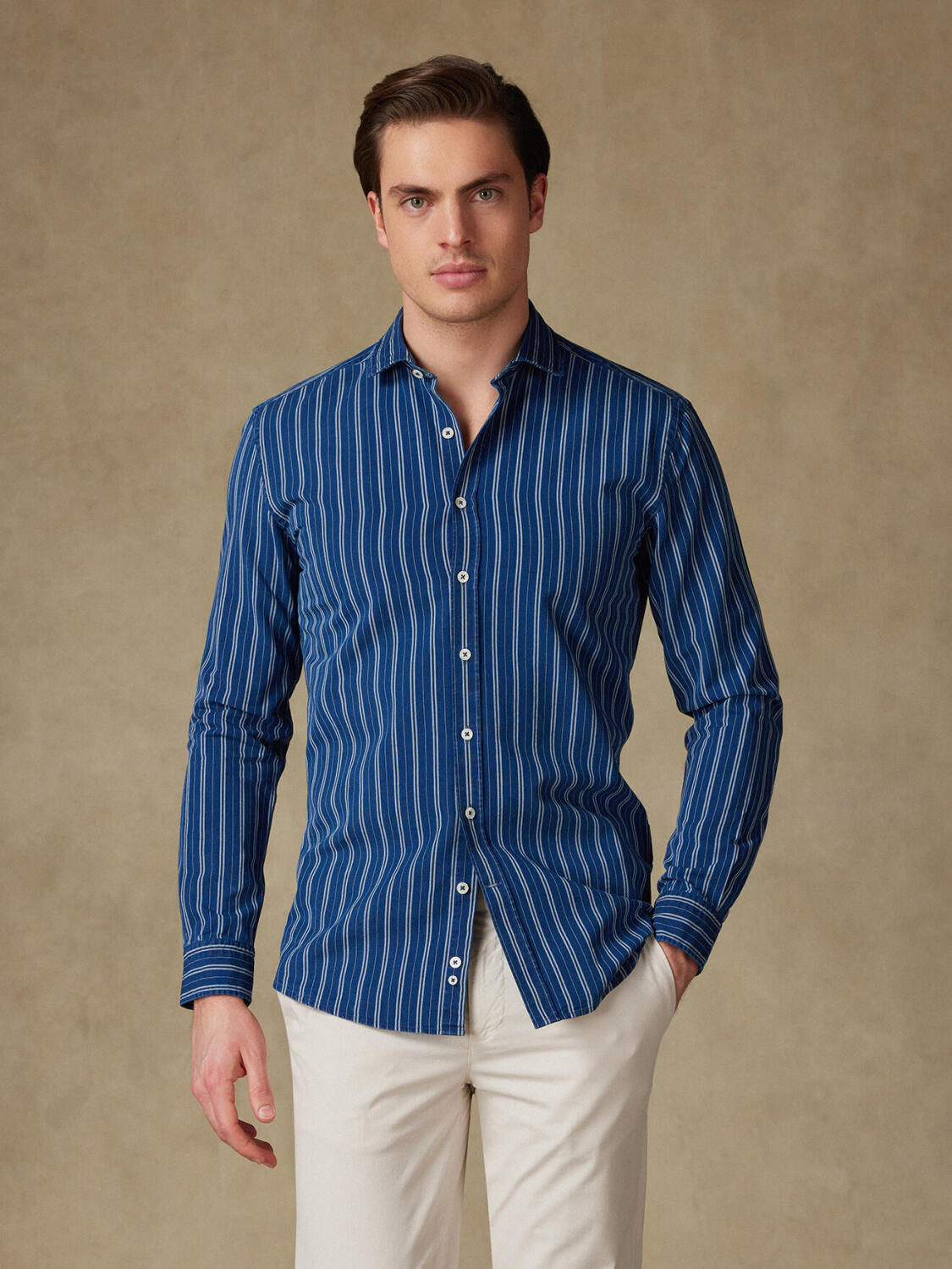 Camisa Gerry vaquera a rayas