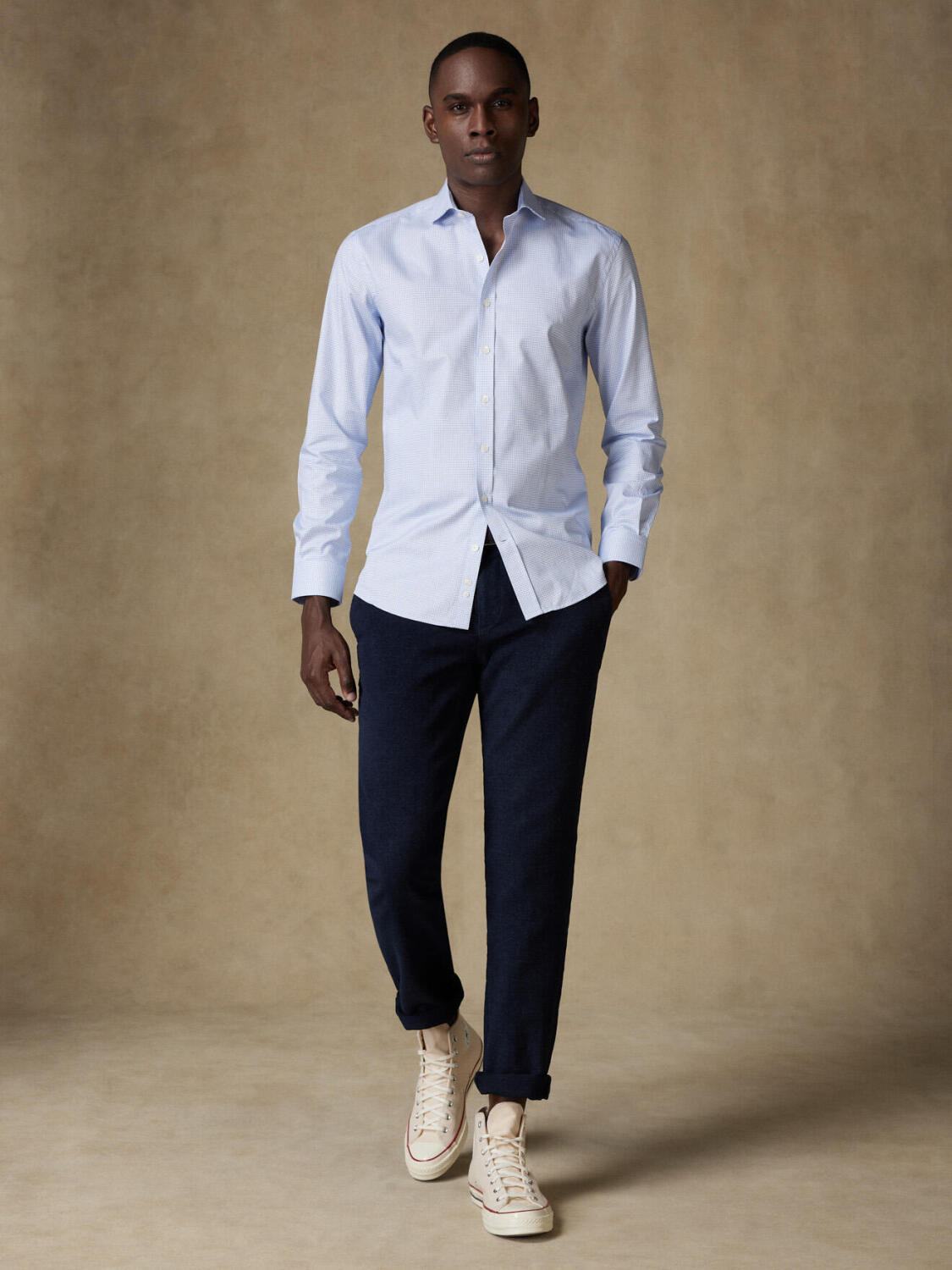 Gill Blue Check Shirt