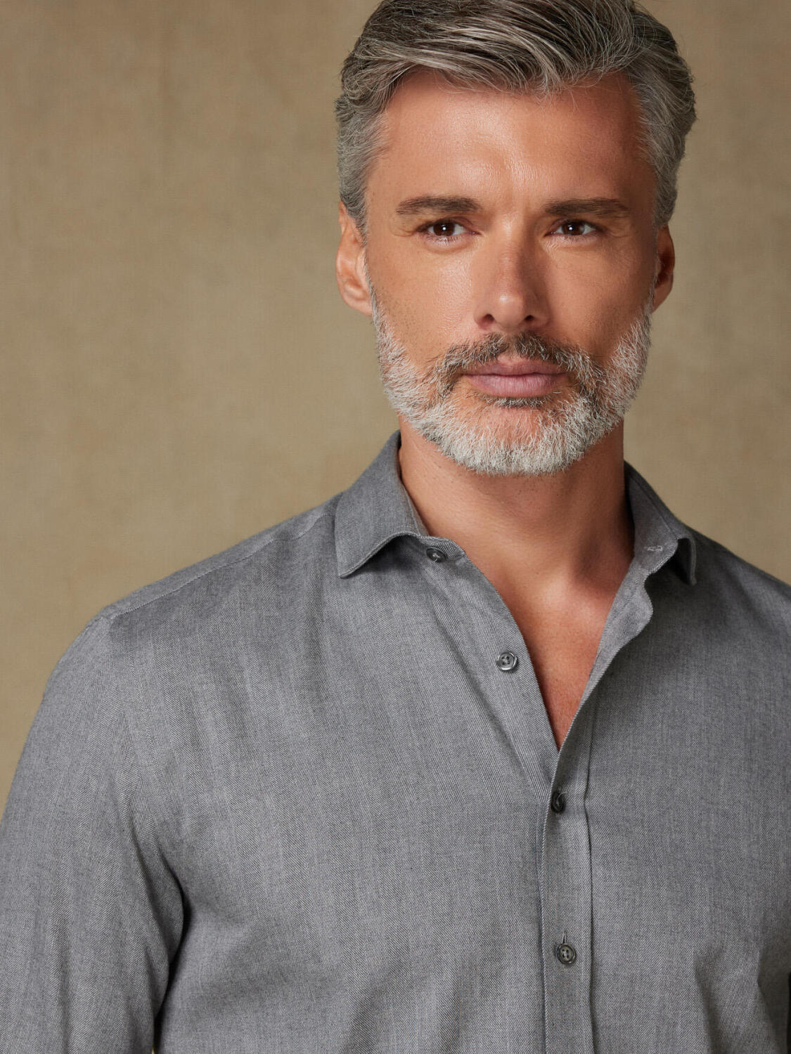 Chemise Hall en flanelle anthracite