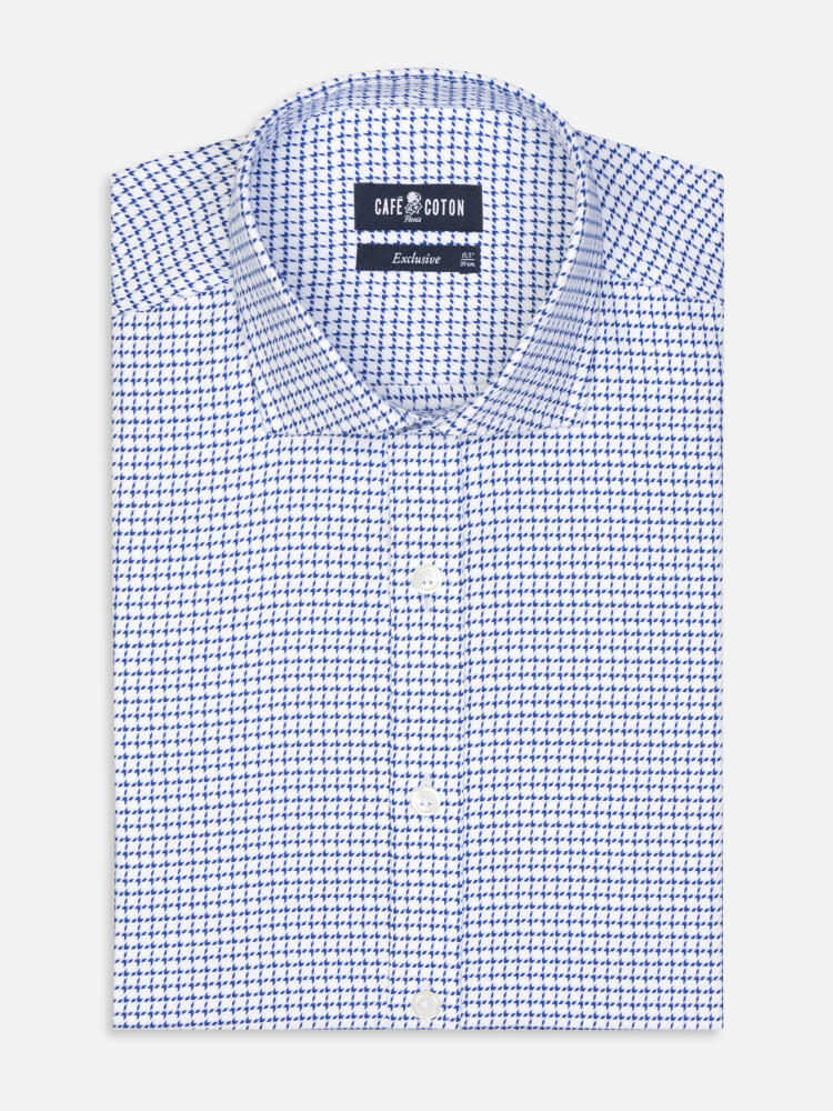 Harvey navy check shirt