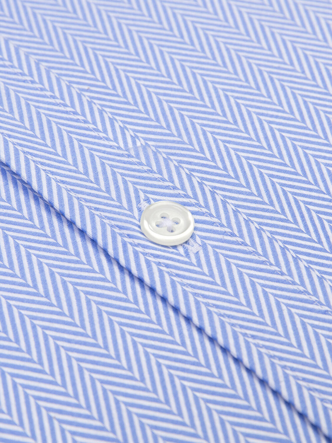 Howson Hemd in himmelblau Fischgrät