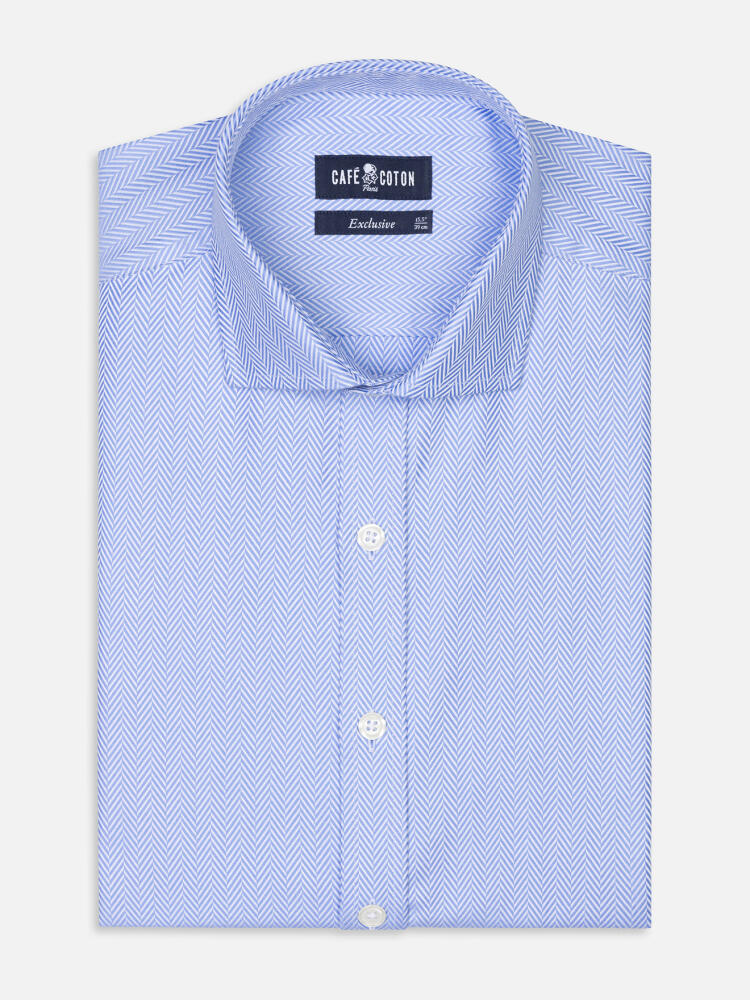 Camisa Hunter azul cielo espiga