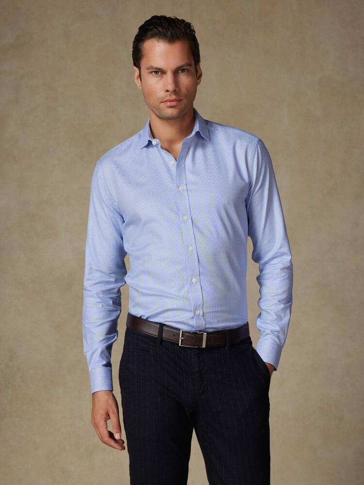 Jared blue twill shirt