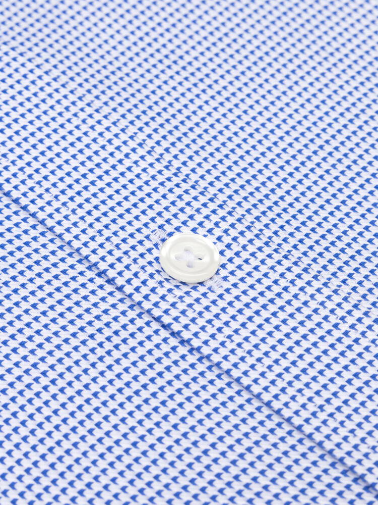 Camicia Jared in twill blu