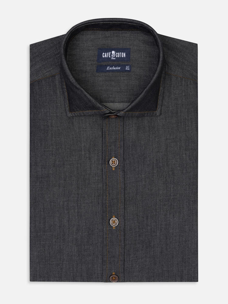 Joey Carbon Denim Shirt