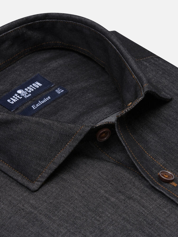 Joey Carbon Denim Shirt