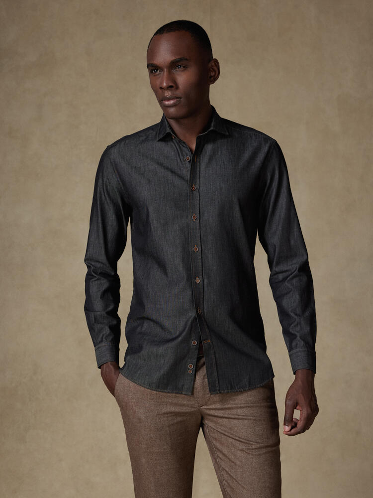 Joey Carbon Denim Shirt