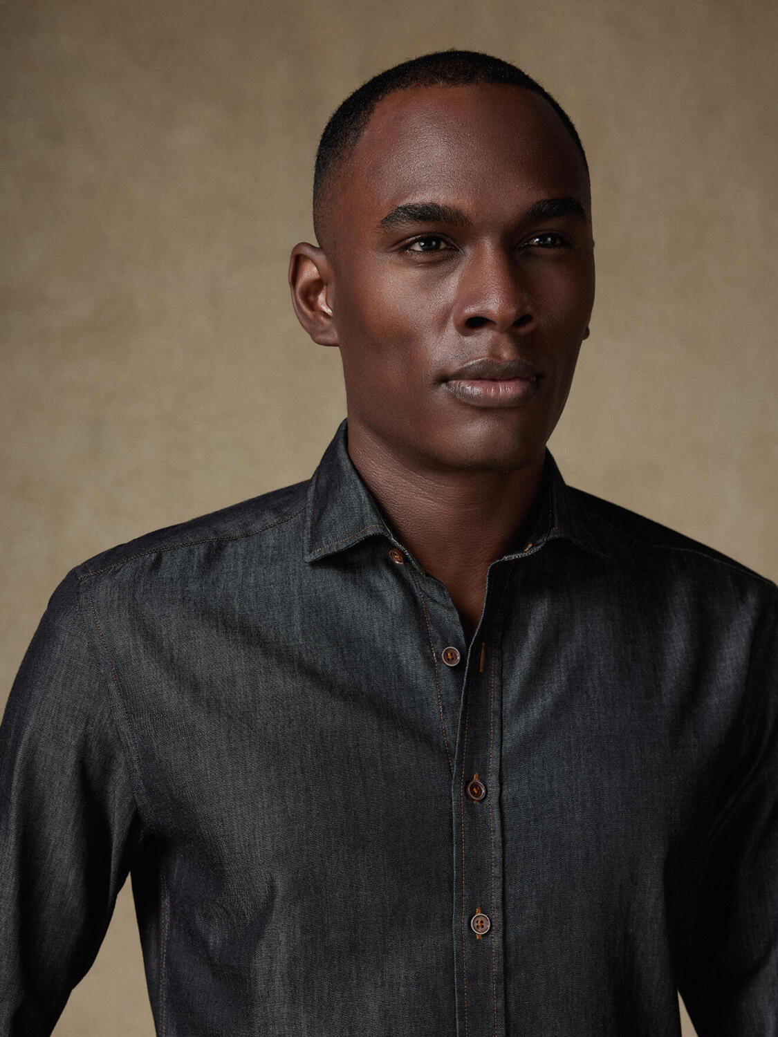 Joey Carbon Denim Hemd