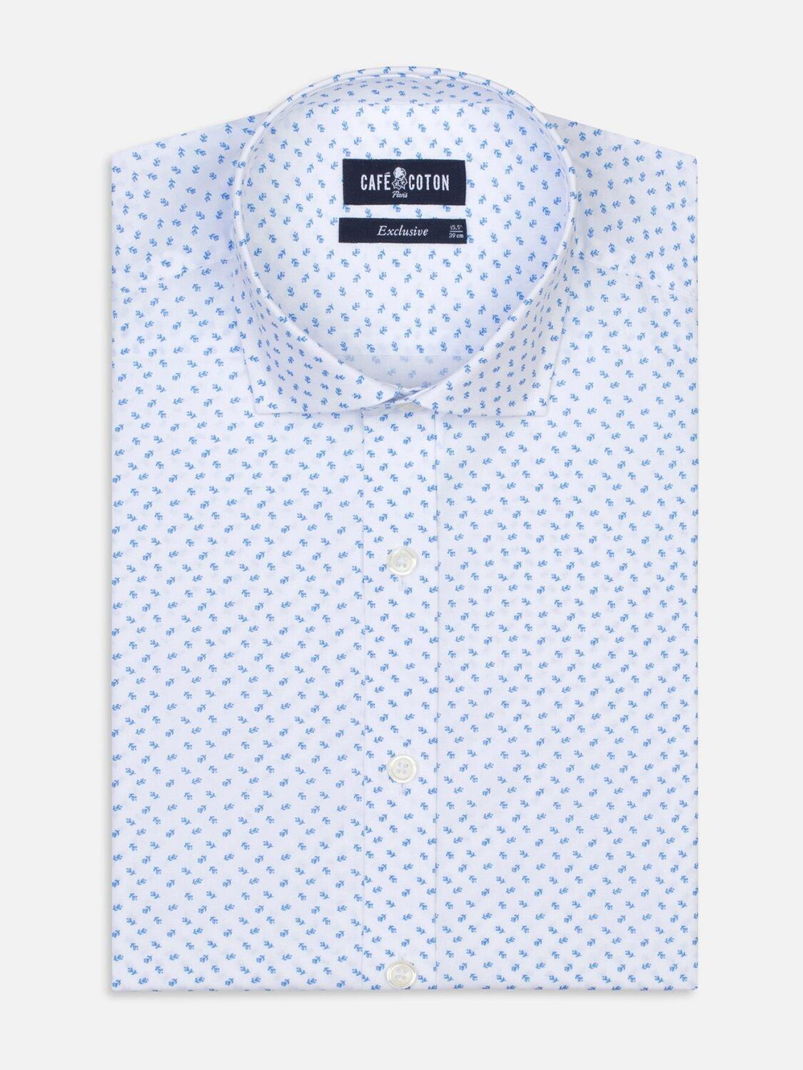 Chemise Kyle &agrave; imprim&eacute; floral ciel