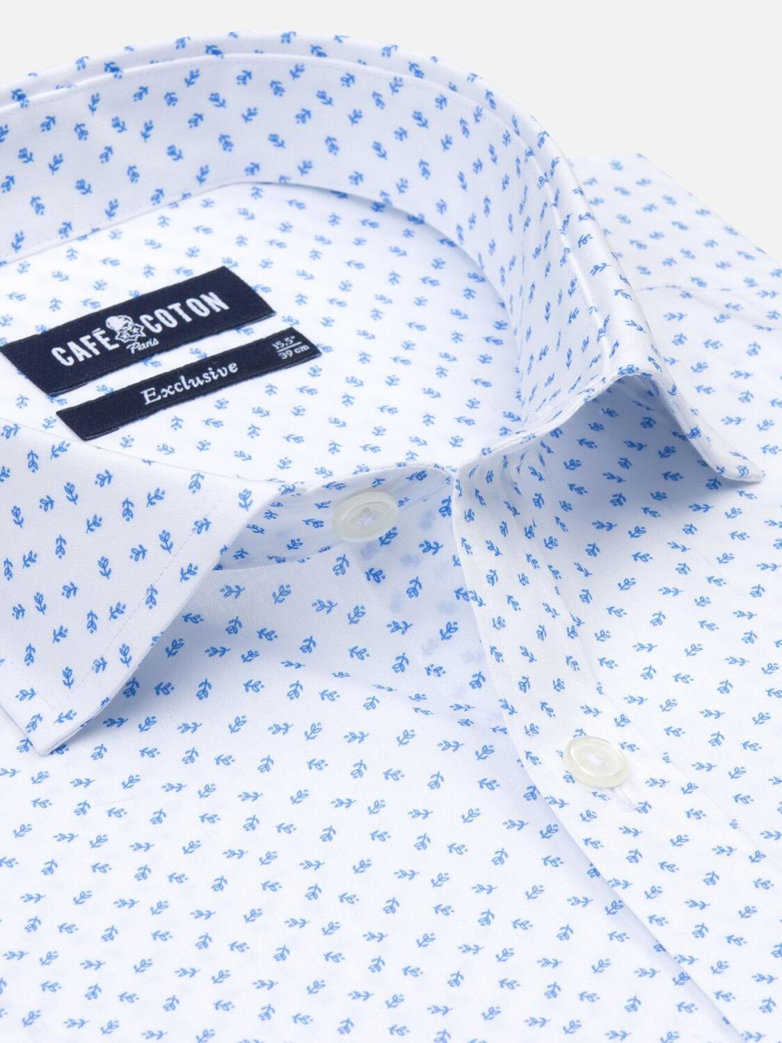 Chemise Kyle &agrave; imprim&eacute; floral ciel