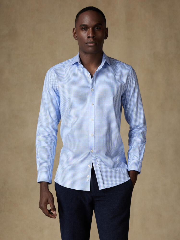 Leelan shirt, sky textured