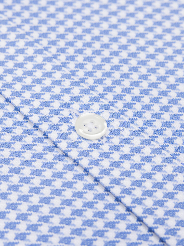 Leelan shirt, sky textured