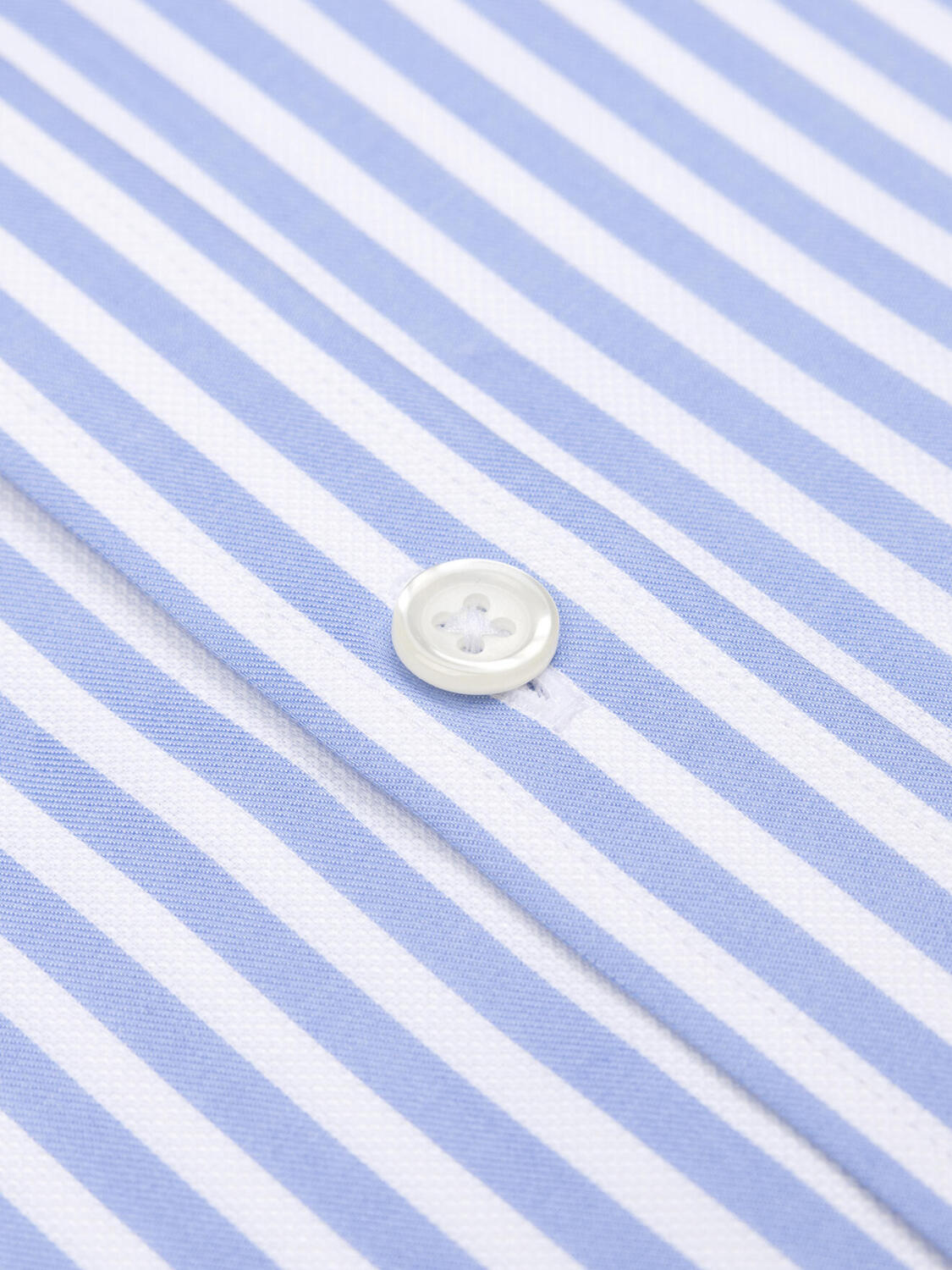 Camicia Lino a righe celesti