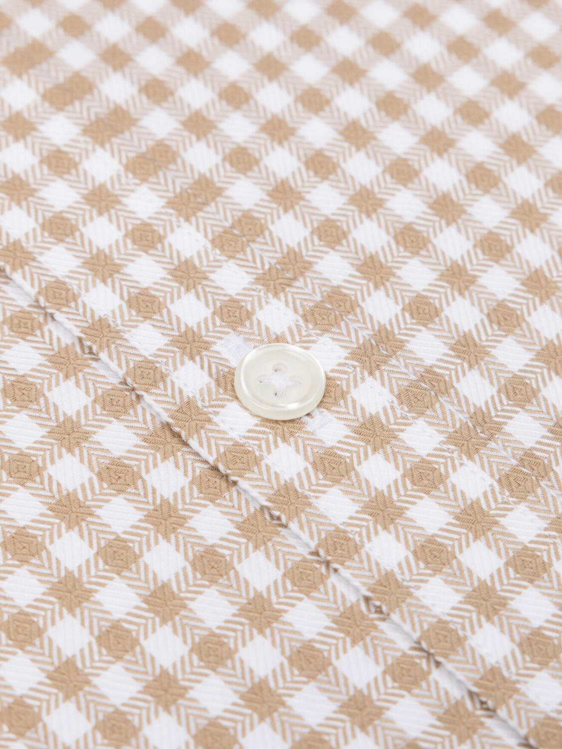 Lucas beige check shirt