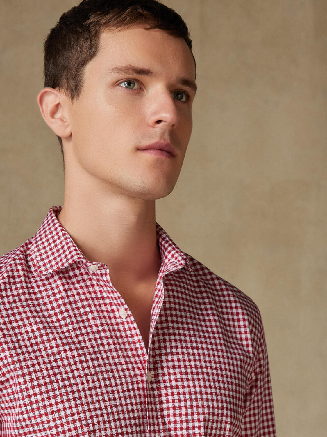 Lucas rood geruit overhemd