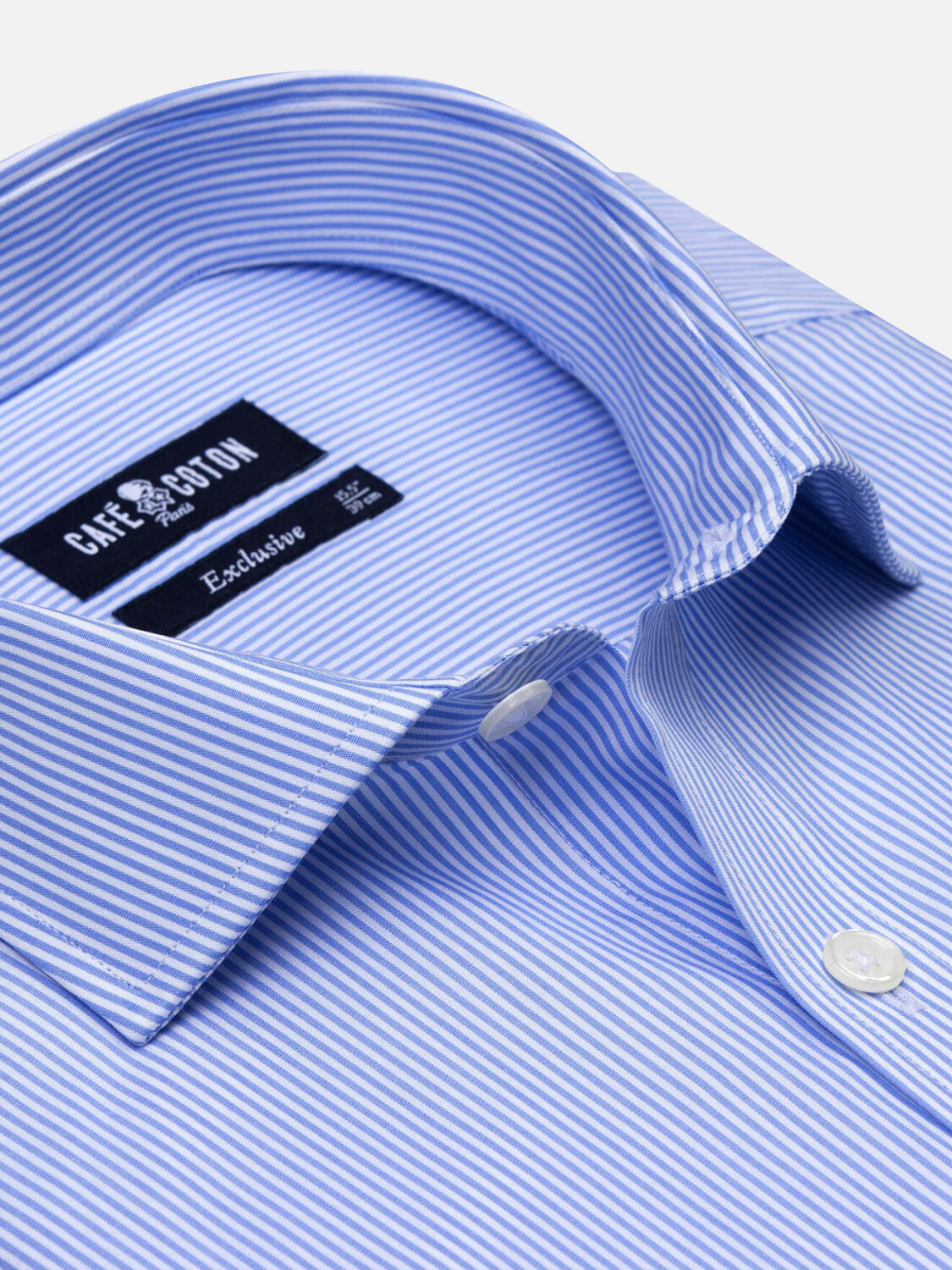 Camicia Mattis a righe blu