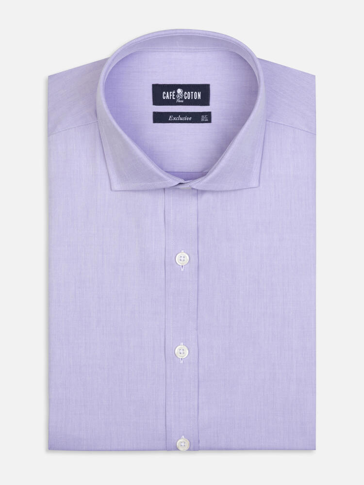 Camicia Meadow lilla in cotone e Tencel