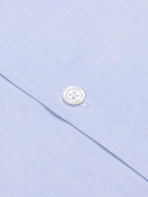 Camicia Meadow azzurra in cotone e Tencel