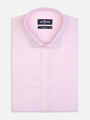 Camicia Meadow rosa in cotone e Tencel