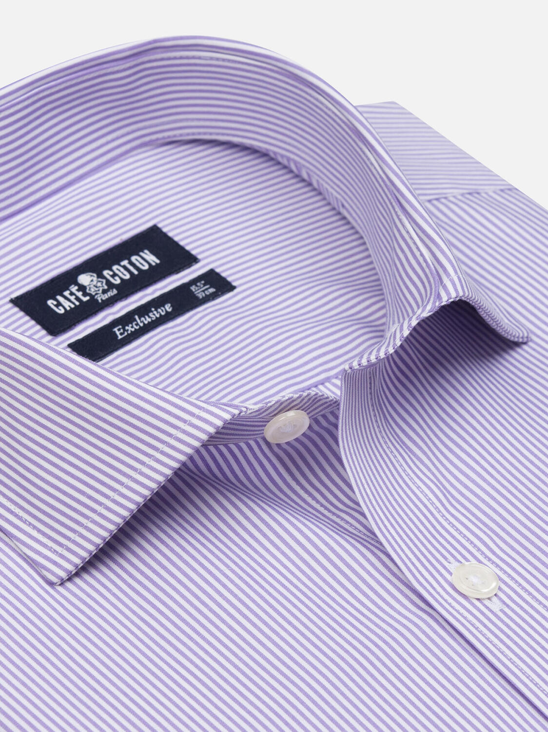 Menthon parma streep overhemd