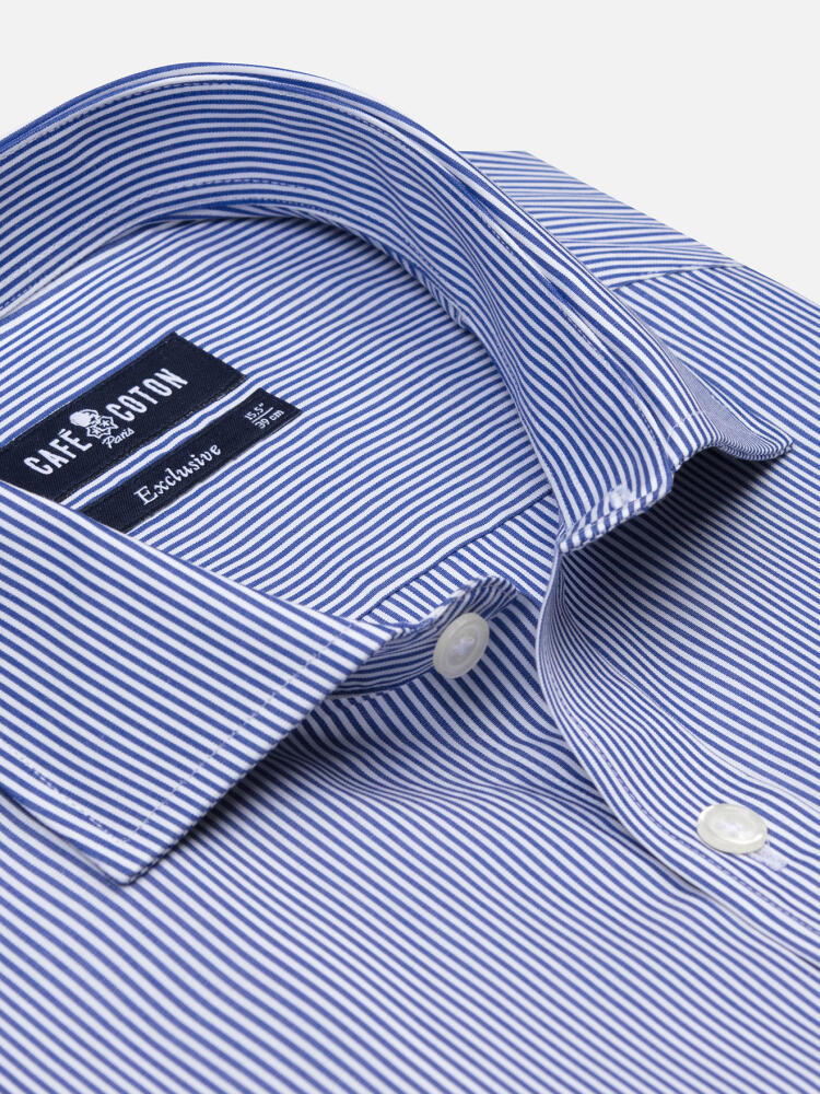 Menthon navy stripes shirt