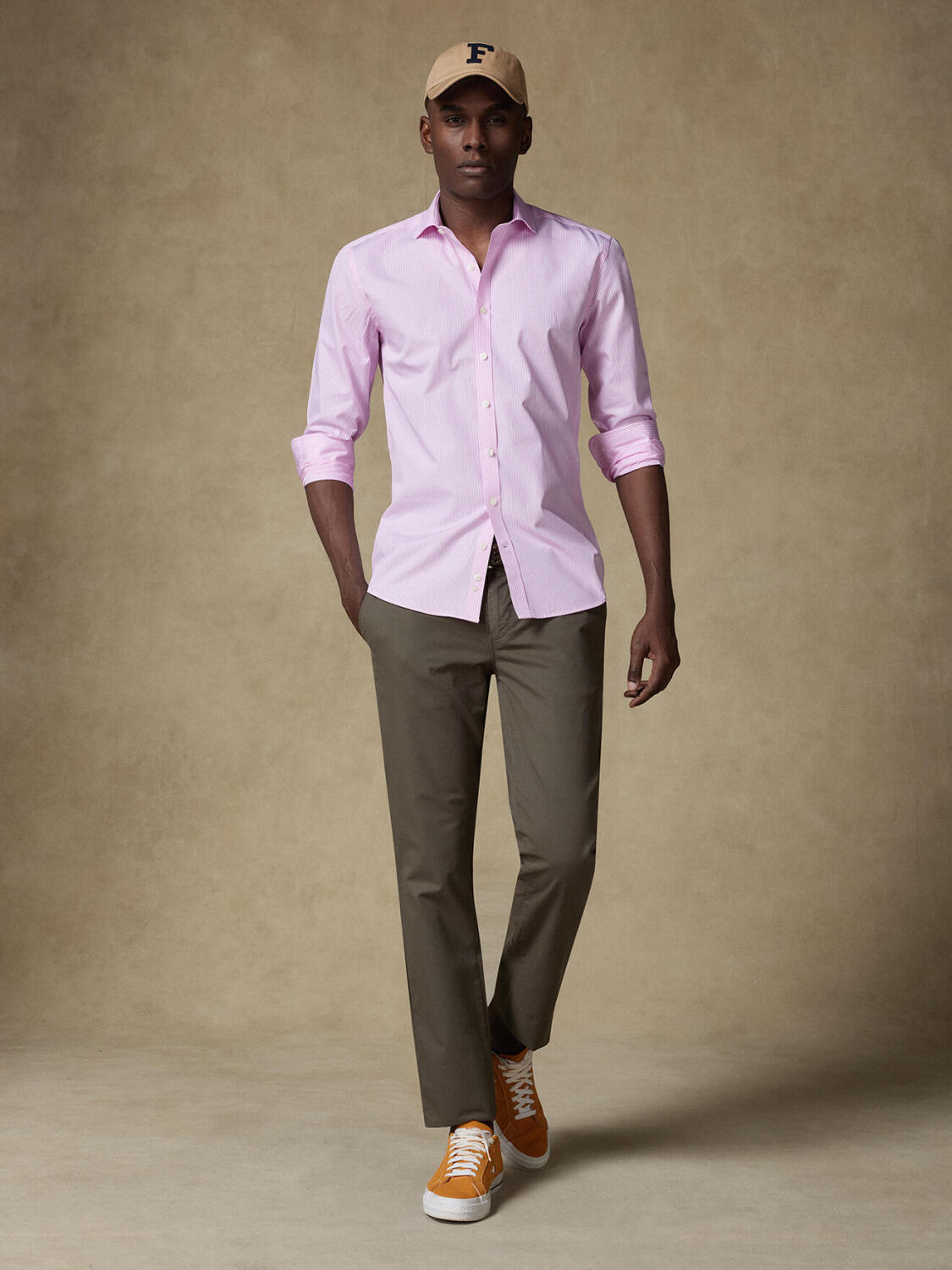 Camisa Menthon a rayas rosas