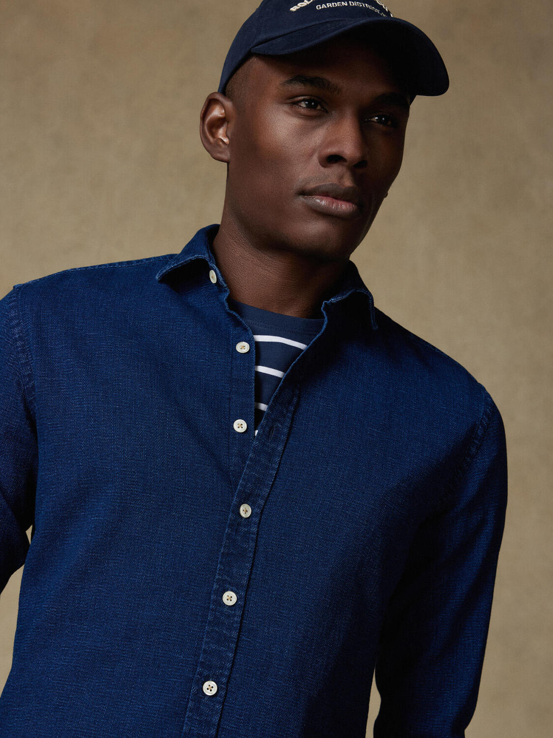 Camisa Mercer índigo