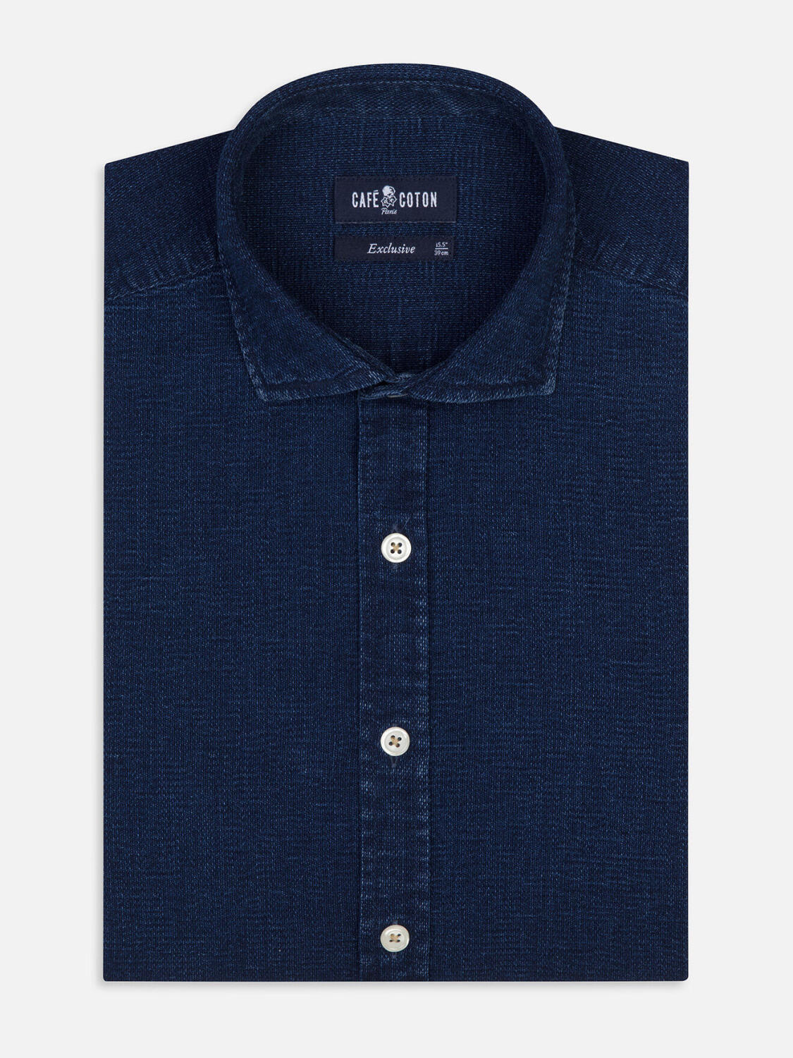 Camisa Mercer índigo