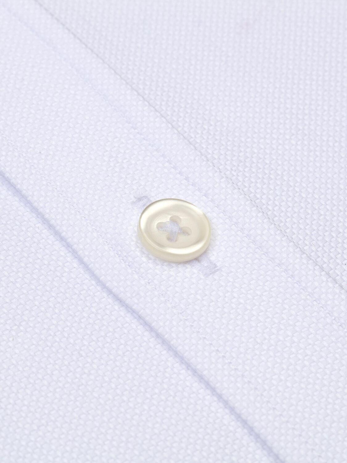 Chemise Miles texturée blanche