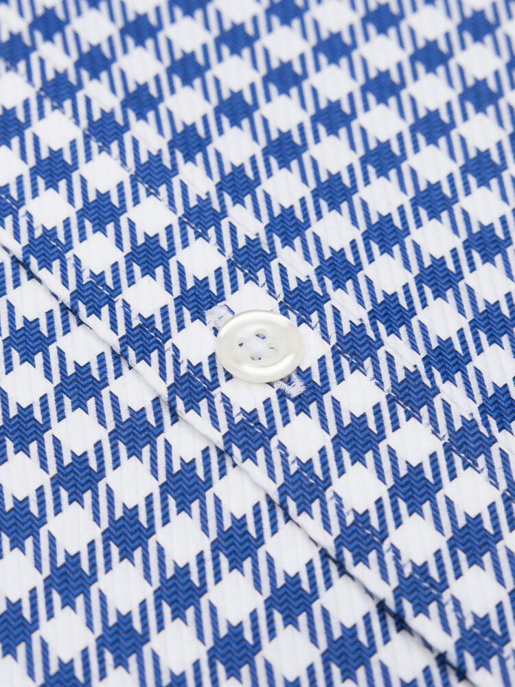 Chemise Moore à carreaux marine