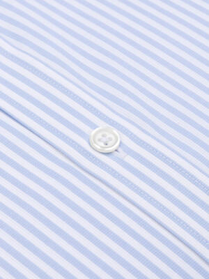 Nashua Sky Blue Striped Shirt