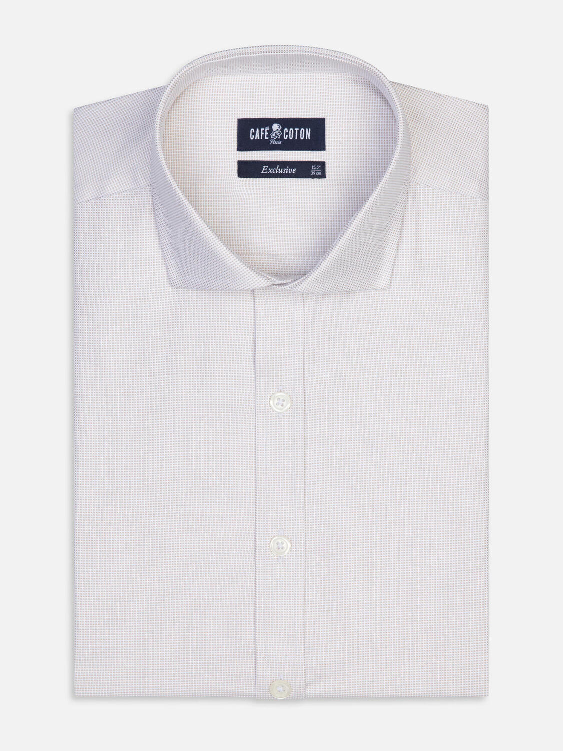 Basketweave shirt sand