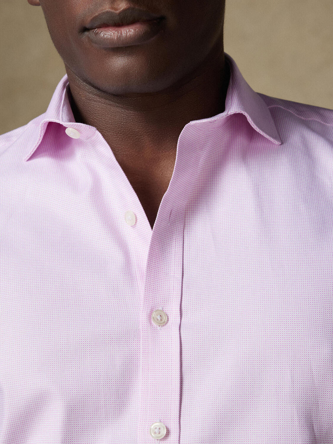 Camicia a trecce rosa