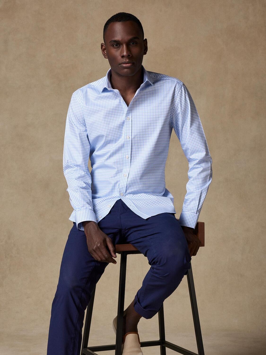 Nelson - Camicia a quadri Sky