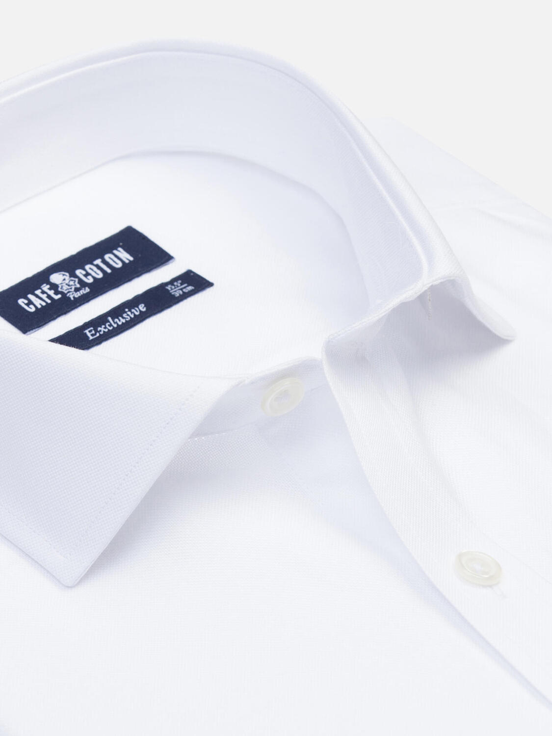 Camisa oxford blanca