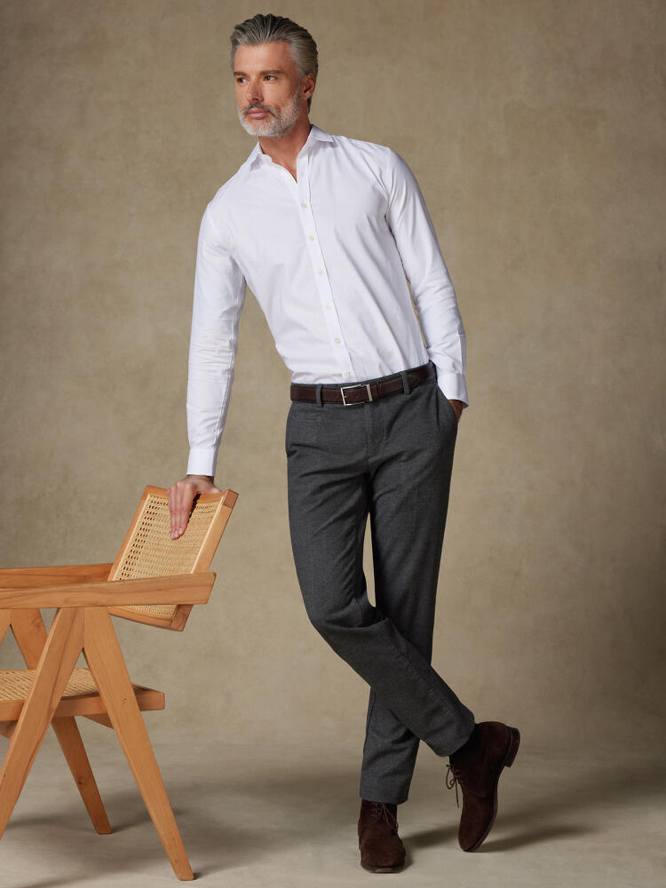 Chemise en oxford blanc