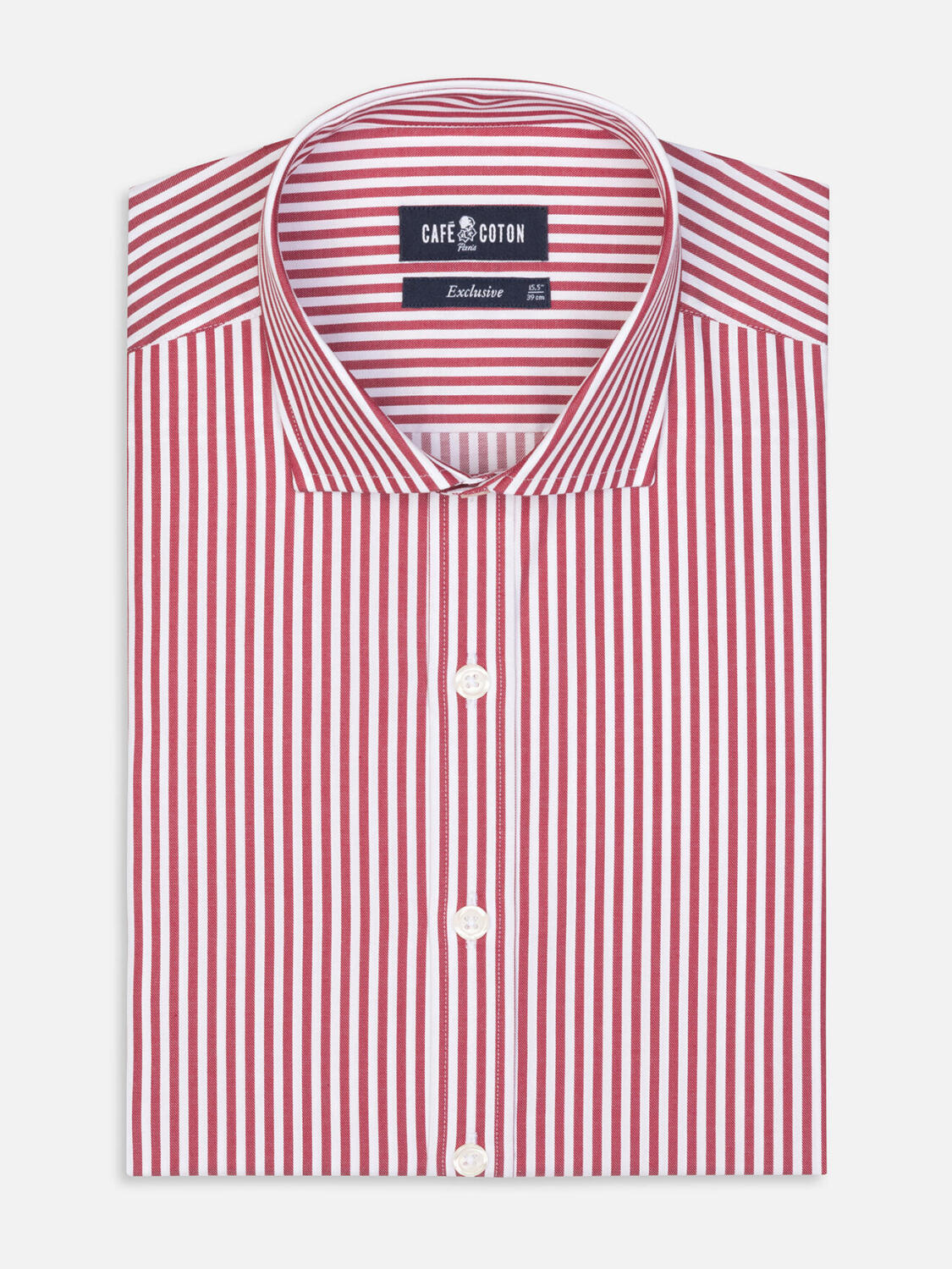 Chemise Nick à rayures rouges