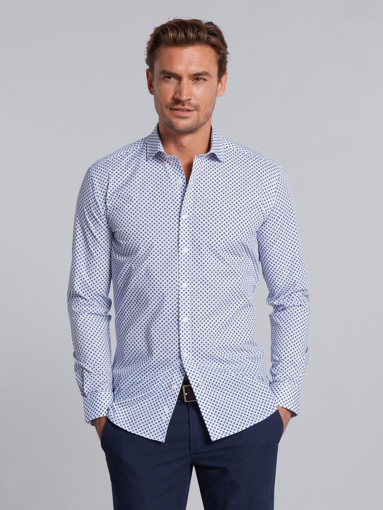 Chemise Noe à imprimé marine