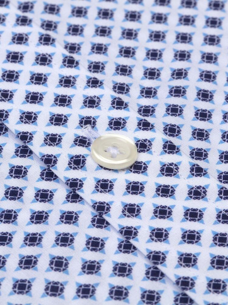 Chemise Noe à imprimé marine